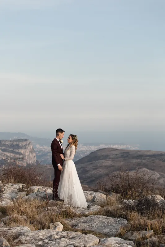 Couple de mariés — photographie d'auteur