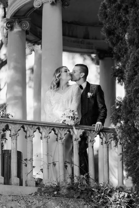 Couple mariage — moment intime